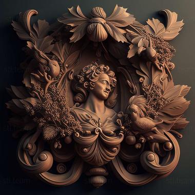 3D model rococo (STL)